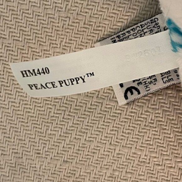 Webkinz Peace Puppy Blue Ears Tail Paw Pads HM440 NO CODE PLUSH ONLY - Picture 4 of 4